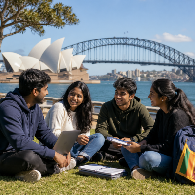sri lankan student